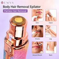 2-in-1 Electric Eyebrow Trimmer and Facial Hair Shaver for Women – Rechargeable Precision Hair Remover