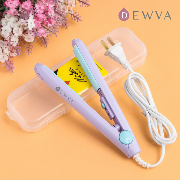 Mini Ceramic Hair Straightener – Portable Travel Flat Iron