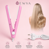 Mini Ceramic Hair Straightener – Portable Travel Flat Iron